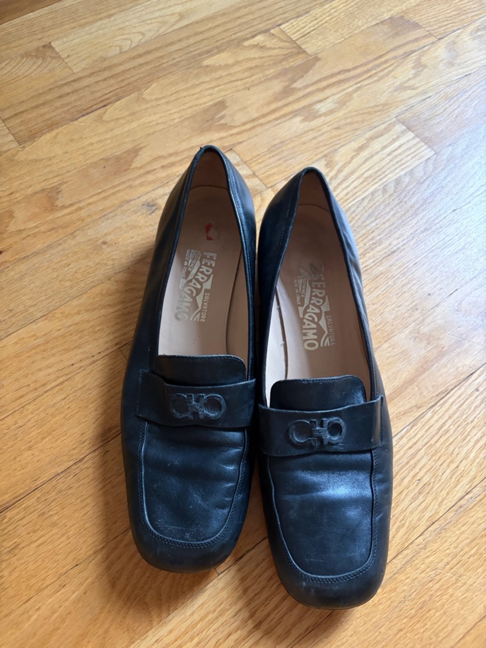 Vintage Feragamo Leather Loafers